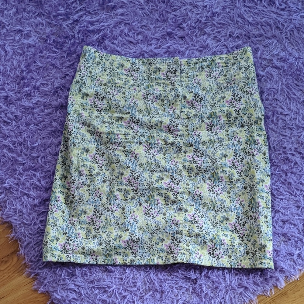 J Jill Floral Skirt